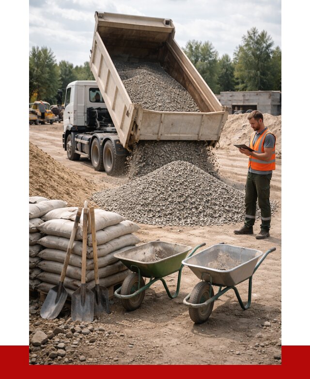 Доставка нерудных материалов в Набережных Челнах от 1219 руб. | ПРОНЕРУДНбр