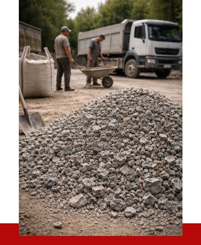 Гранитный щебень фракция 20-40 в Набережных Челнах от 3251 руб. ПРОНЕРУДНбр