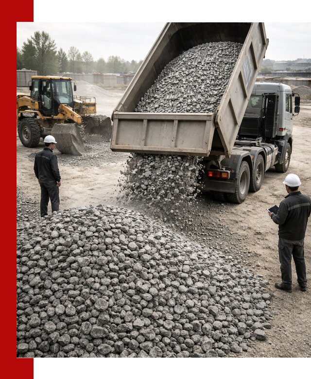 Доставка гранитного щебня фракции 20-40 в Набережных Челнах