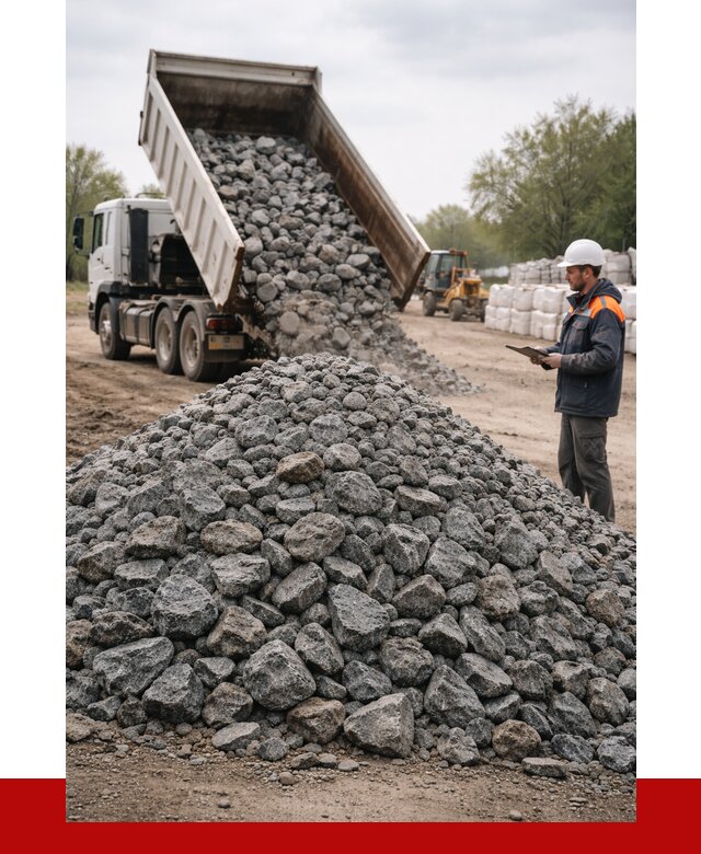 Гранитный щебень фракция 100-200 в Набережных Челнах от 4266 р. ПРОНЕРУДНбр