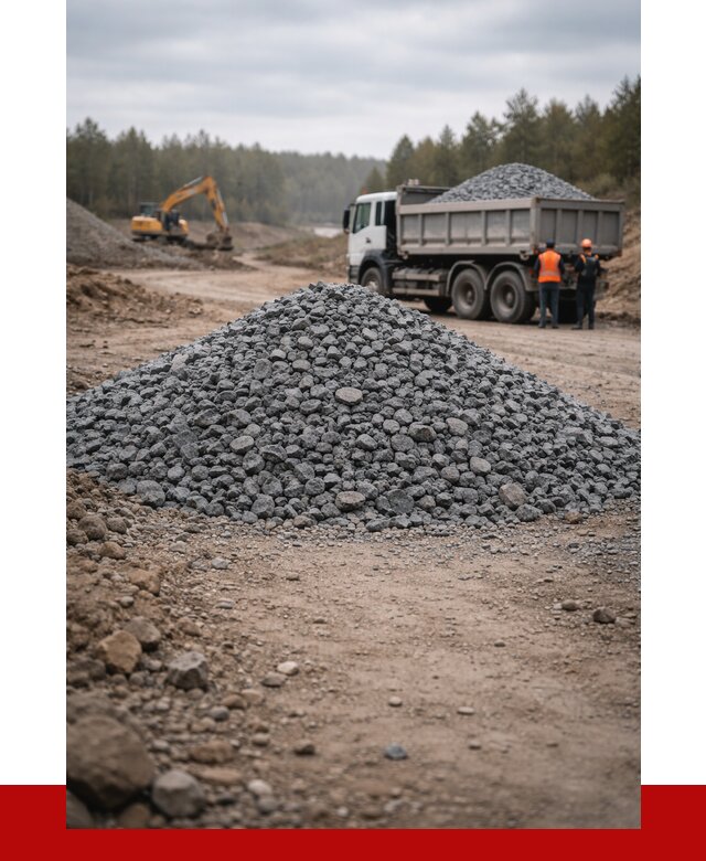 Щебень габбро диабаз фракция 40-70 в Набережных Челнах от 2235 р-ПРОНЕРУДНбр