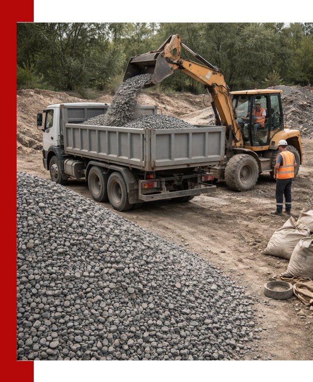 Доставка гравийного щебня в Набережных Челнах оптом и в розницу