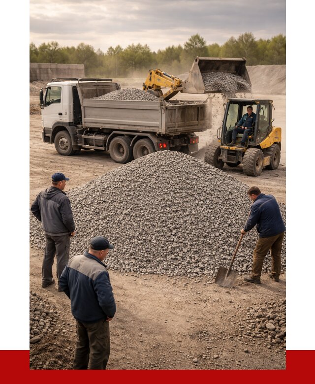 Гравийный щебень фракция 5-20 в Набережных Челнах от 2438 р. ПРОНЕРУДНбр