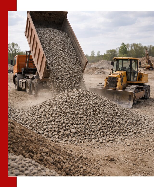 Доставка гравийного щебня фракции 40-70 в Набережных Челнах