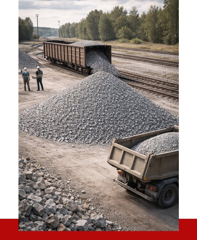 Железнодорожный щебень 20-60 в Набережных Челнах от 1727 р. | ПРОНЕРУДНбр
