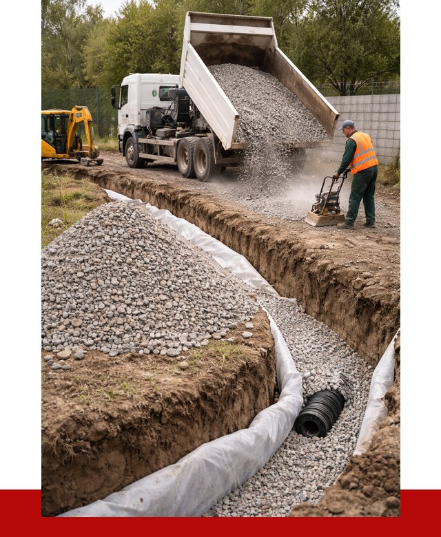 Щебень для дренажа в Набережных Челнах от 1879 р., ПРОНЕРУДНбр доставка