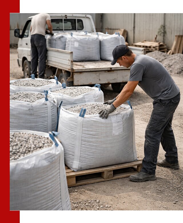 Доставка щебня в мешках по выгодным ценам в Набережных Челнах