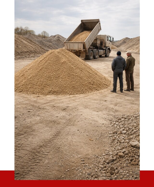 Карьерный песок крупнозернистый в Набережных Челнах от 8634 р | ПРОНЕРУДНбр