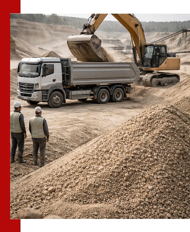 Карьерный крупнозернистый песок с доставкой в Набережных Челнах