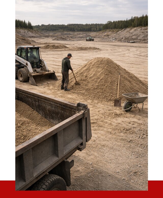 Карьерный песок среднезернистый в Набережных Челнах, от 2235 р. ПРОНЕРУДНбр