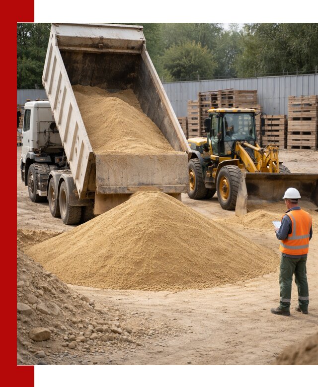 Доставка карьерного мелкозернистого песка в Набережных Челнах
