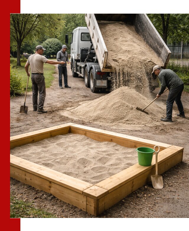 Песок для песочницы с доставкой в Набережных Челнах недорого и чистый