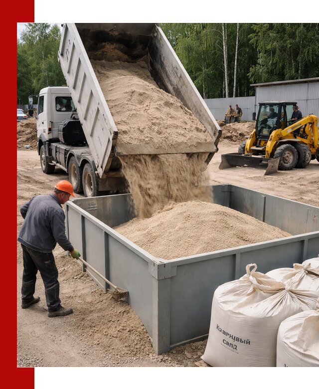 Кварцевый песок для фильтра в Набережных Челнах — доставка и качество