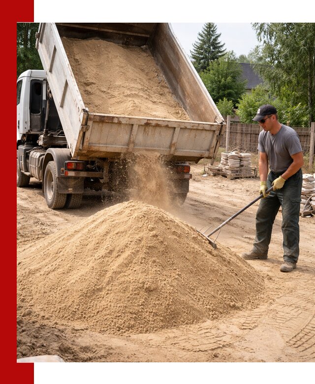 Доставка сухого песка самосвалами в Набережных Челнах