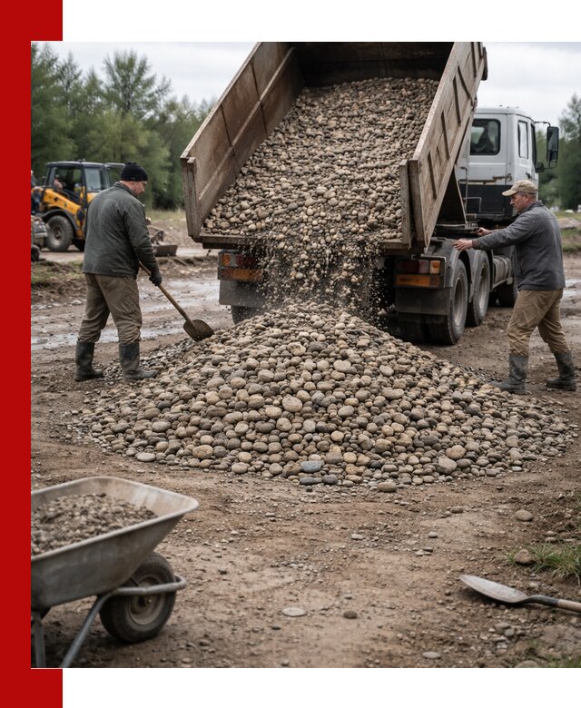 Доставка гальки речной оптом и в розницу в Набережных Челнах