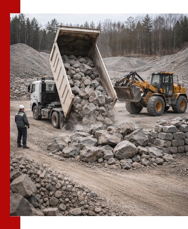 Доставка и продажа бутового гранитного камня в Набережных Челнах