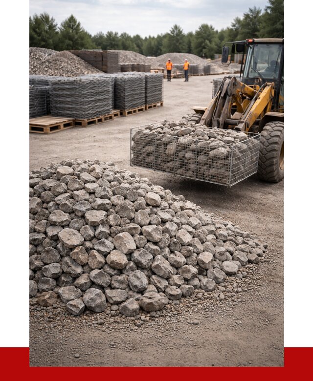 Камень для габионов фракция 70-150 в Набережных Челнах от 4266 р. | ПРОНЕРУДНбр