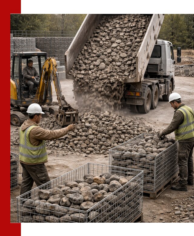 Камень для габионов фракция 100–201 в Набережных Челнах