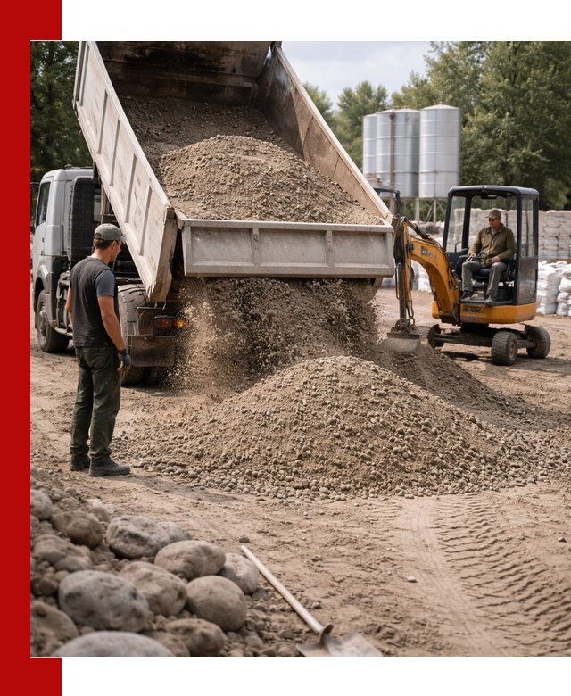 Доставка ПГС С3 в Набережных Челнах самосвалами и миксерами
