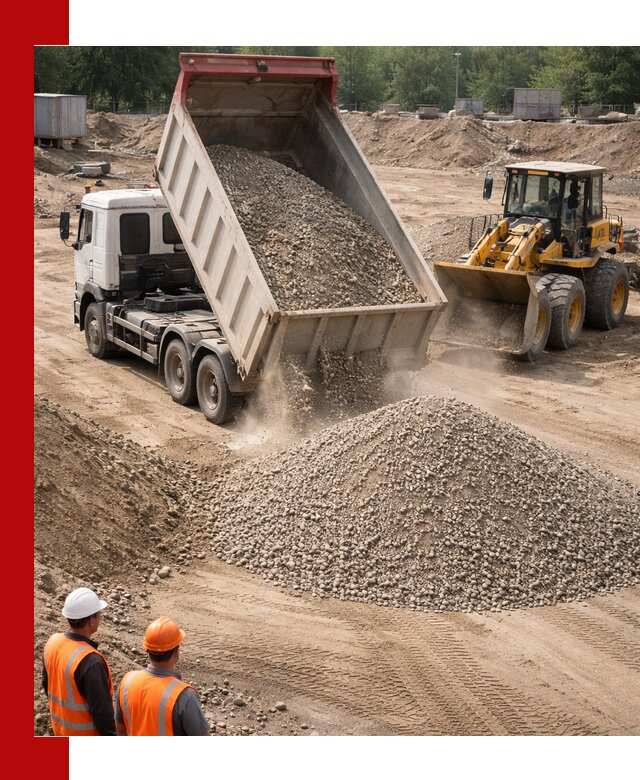 Щебень с песком (ЩГПС С2) с доставкой в Набережных Челнах