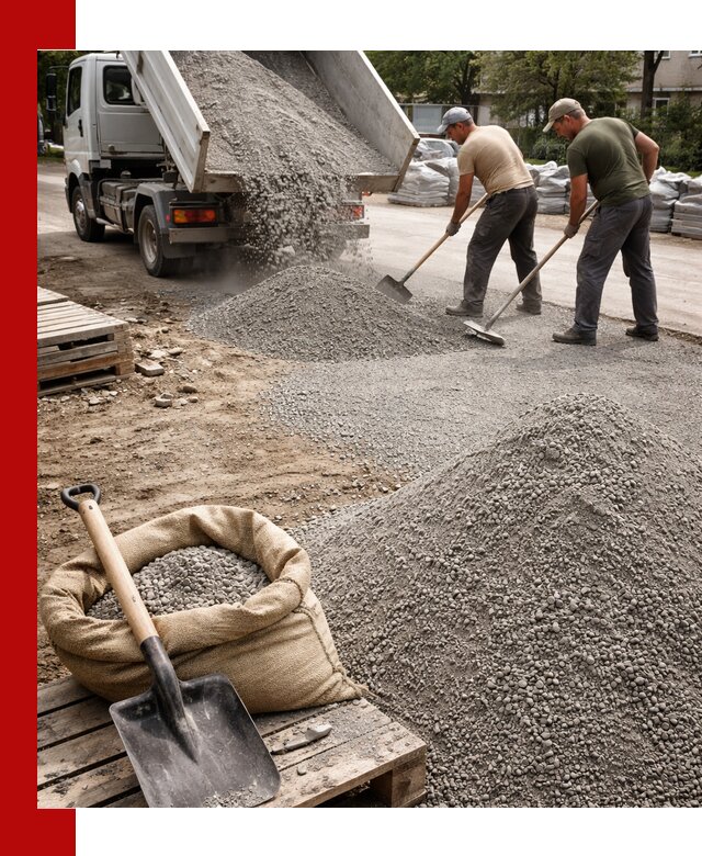 Отсев для тротуарной плитки в Набережных Челнах — доставка и укладка