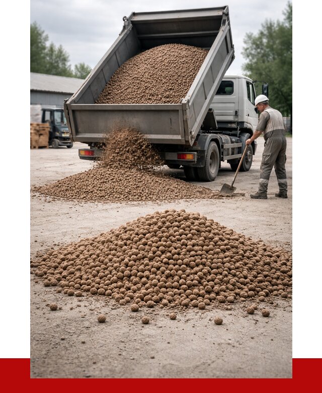 Керамзит с доставкой в Набережных Челнах от 4266 р. за м3 | ПРОНЕРУДНбр