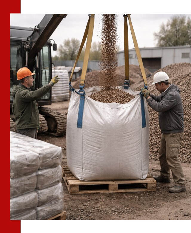 Керамзит в биг-бегах с доставкой в Набережных Челнах