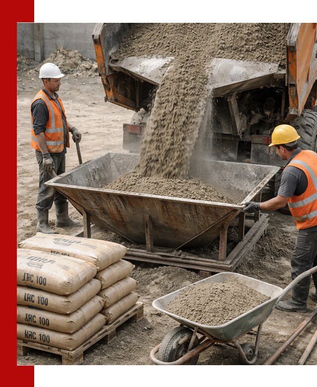 Доставка цементно-песчаной смеси М100 в Набережных Челнах