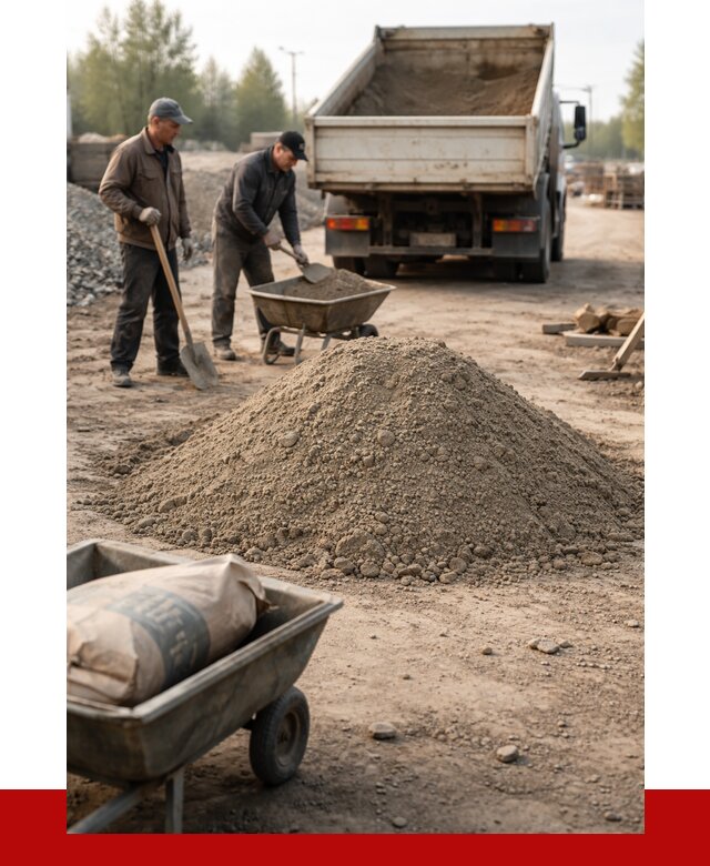 Цементно-песчаная смесь М150 в Набережных Челнах от 4774 р. | ПРОНЕРУДНбр