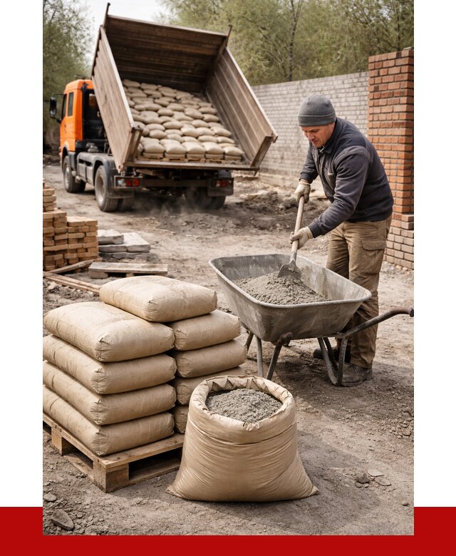 Купить сухую смесь для кладки в Набережных Челнах от 1219 р. | ПРОНЕРУДНбр