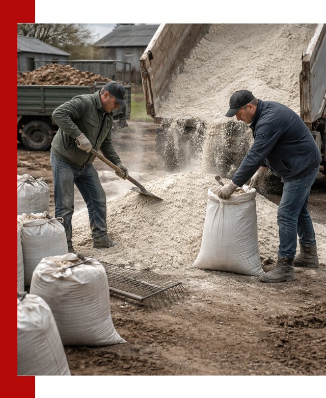 Доставка извести пушонки в Набережных Челнах оптом и мелким оптом