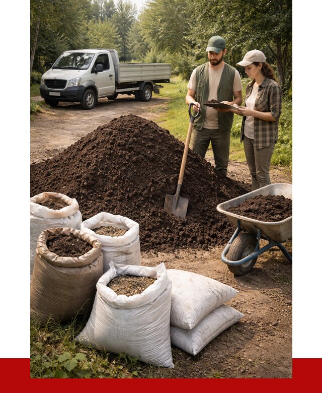Купить грунт с доставкой в Набережных Челнах от 4571 р. за м3 | ПРОНЕРУДНбр