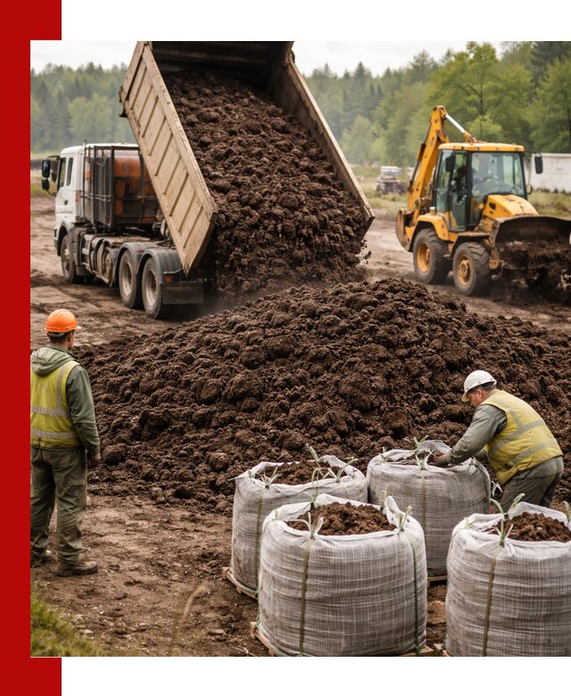 Доставка нейтрального торфа в Набережных Челнах оптом и в розницу