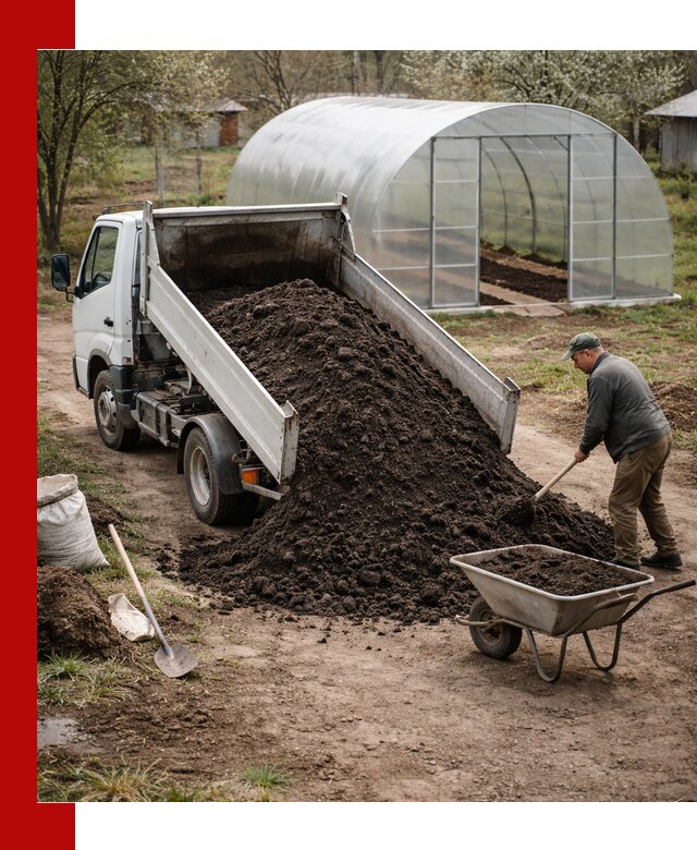 Чернозем для теплицы с доставкой в Набережных Челнах