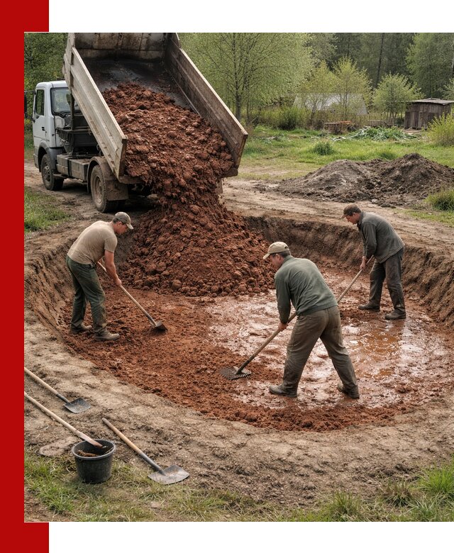 Купить качественную глину для пруда в Набережных Челнах