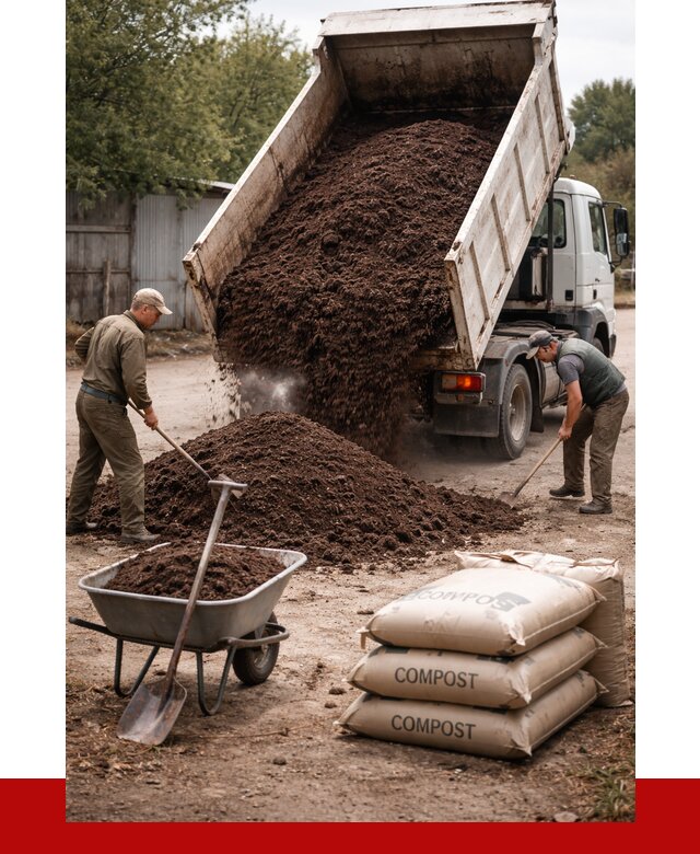 Купить компост в Набережных Челнах от 4266 р. за куб с доставкой | ПРОНЕРУДНбр