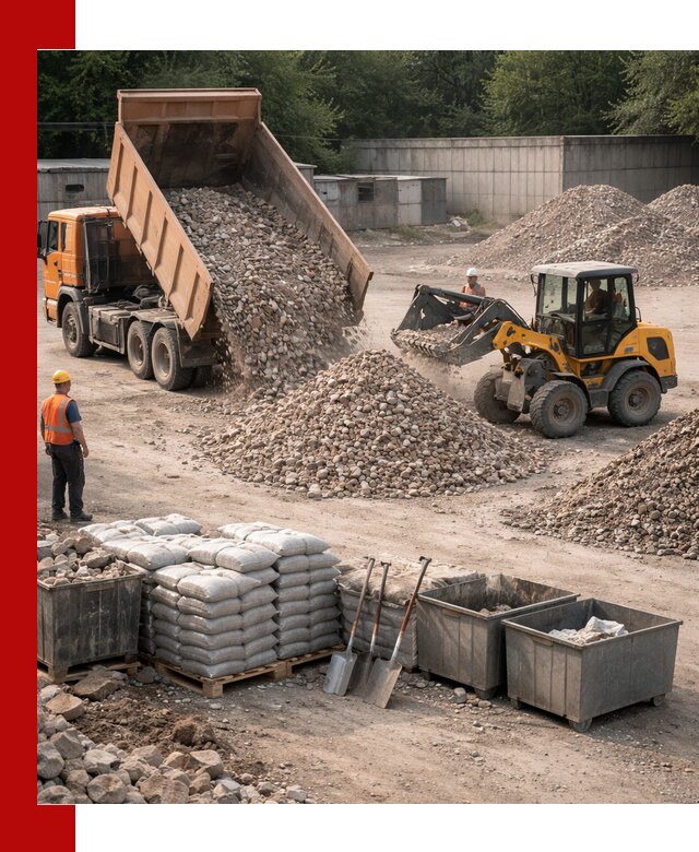 Вторичные материалы для отсыпки в Набережных Челнах — поставка и доставка