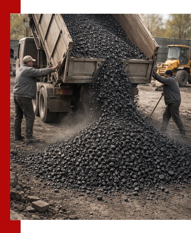 Доставка угля семечка самосвалами в Набережных Челнах