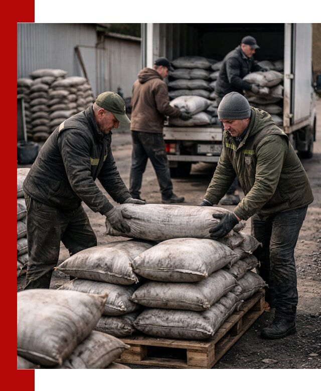 Доставка угля в мешках по выгодным ценам в Набережных Челнах