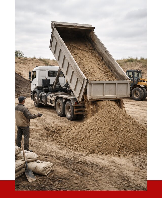 Доставка самосвалом 20 кубов в Набережных Челнах от 7619 р. | ПРОНЕРУДНбр