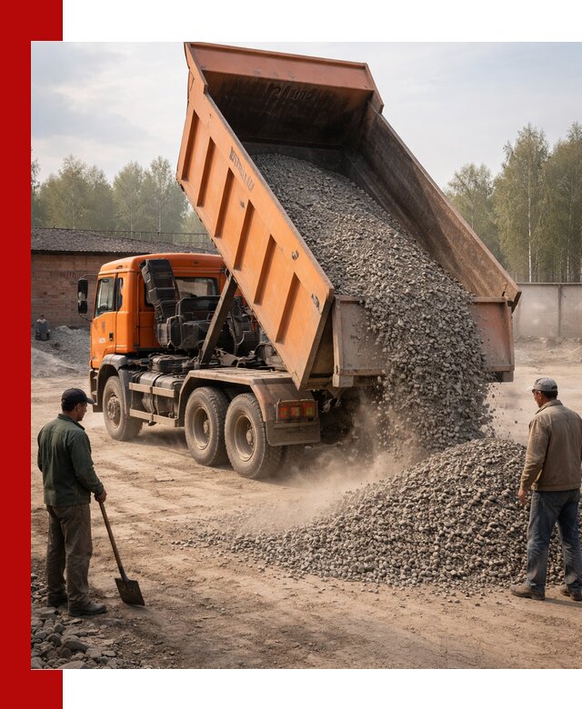 Доставка самосвалом 20 м3 в Набережных Челнах быстро и надежно