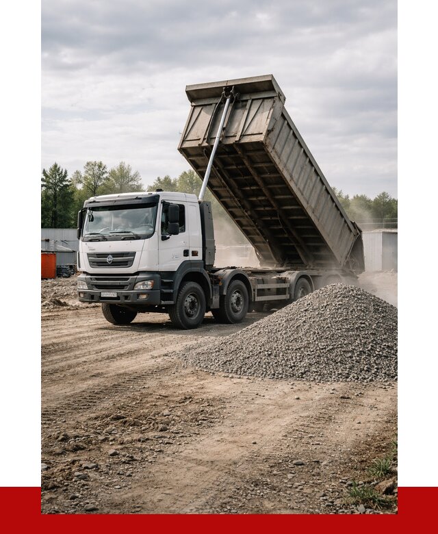 Доставка самосвалом 40 кубов в Набережных Челнах от 9142 р. | ПРОНЕРУДНбр