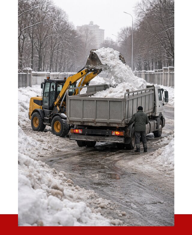 Вывоз снега с погрузкой в Набережных Челнах от 3555 р. ПРОНЕРУДНбр