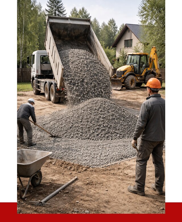 Отсыпка участка щебнем в Набережных Челнах от 6603 р. ПРОНЕРУДНбр