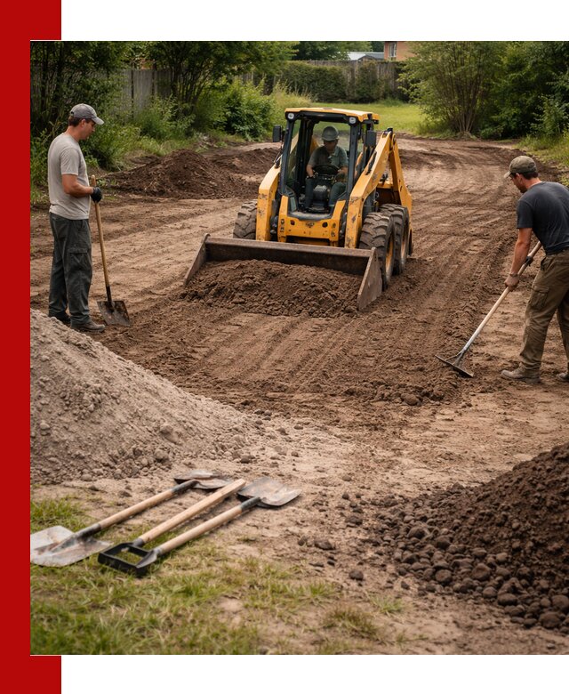 Планировка участка грунтом с вывозом и доставкой в Набережных Челнах
