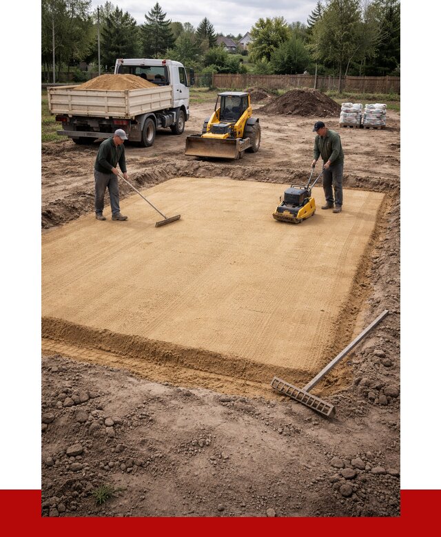 Устройство песчаной подушки в Набережных Челнах от 4571 р. ПРОНЕРУДНбр