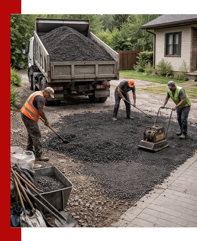 Асфальтовая крошка для двора с доставкой в Набережных Челнах